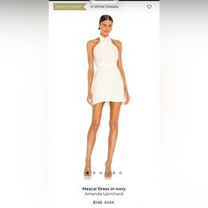 Amanda Uprichard Mezcal Dress in Ivory